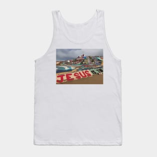 Salvation Mountain, East Jesus Tank Top